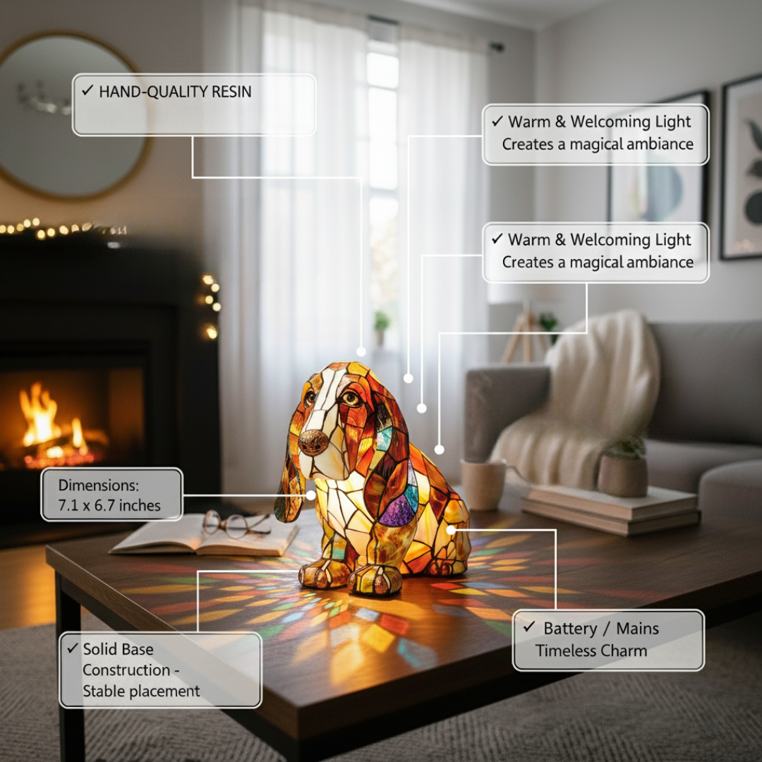 Calm Dog – Art Lamp