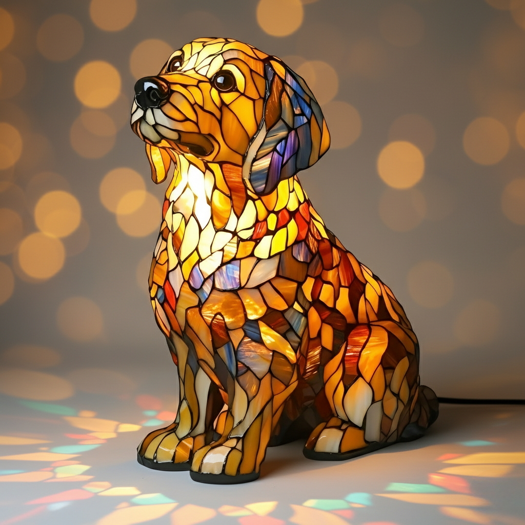Golden Retriever Buddy – Radiant Lamp