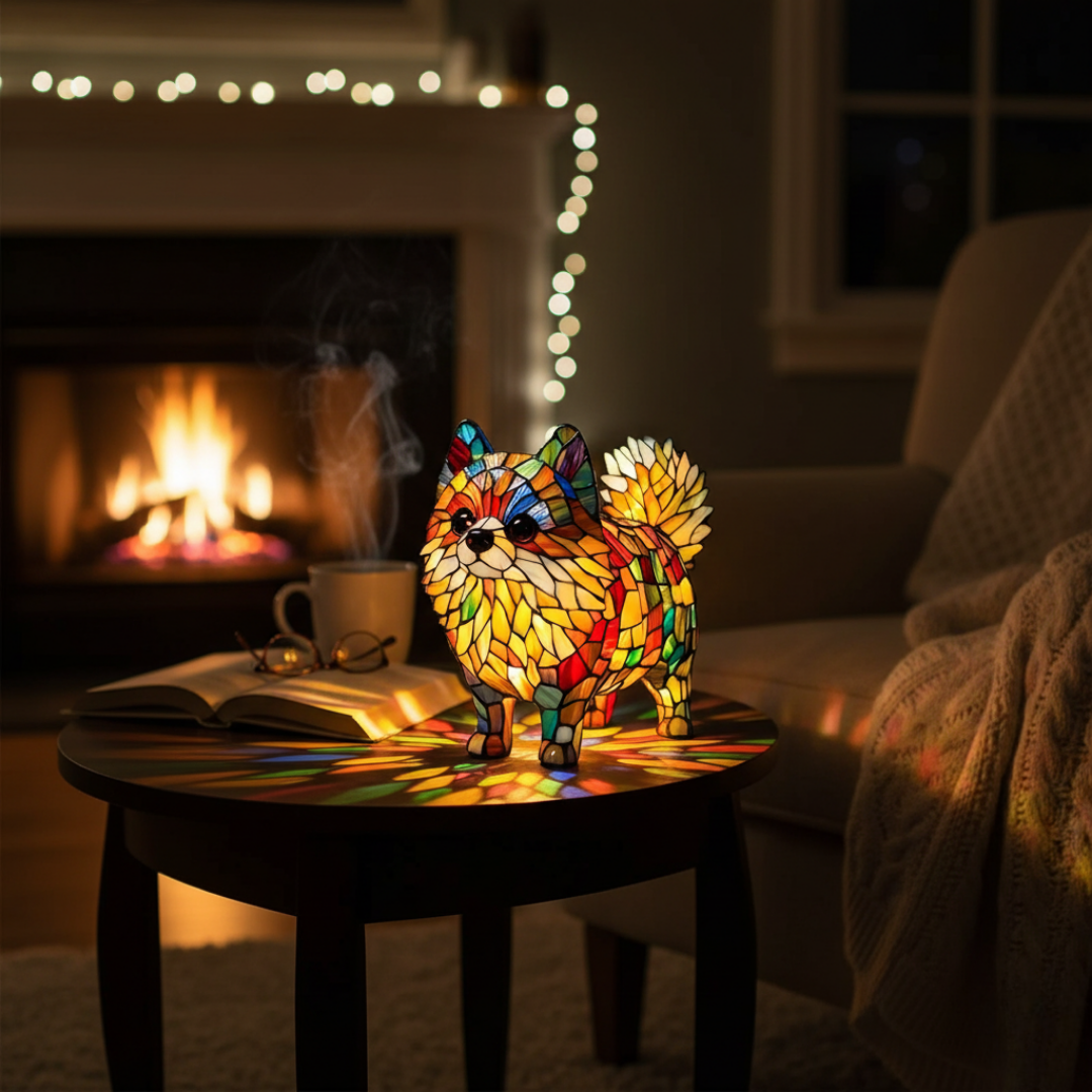 Pomeranian of Everlasting Glow and Hearth Light