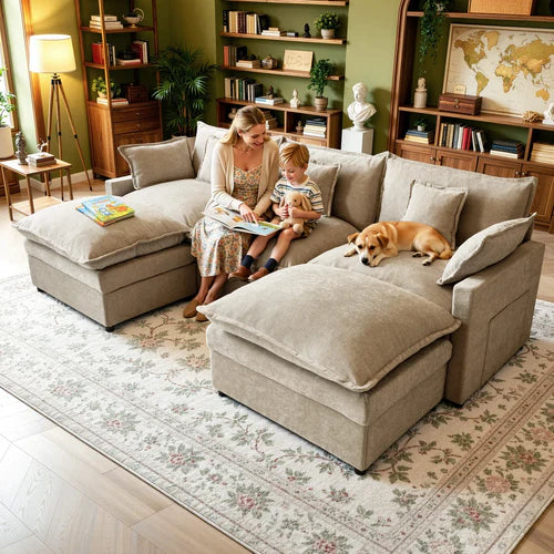 Aurelia Velvet Sectional