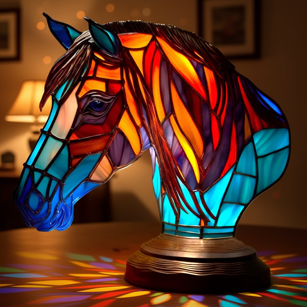 Enchanting Horse Lamp