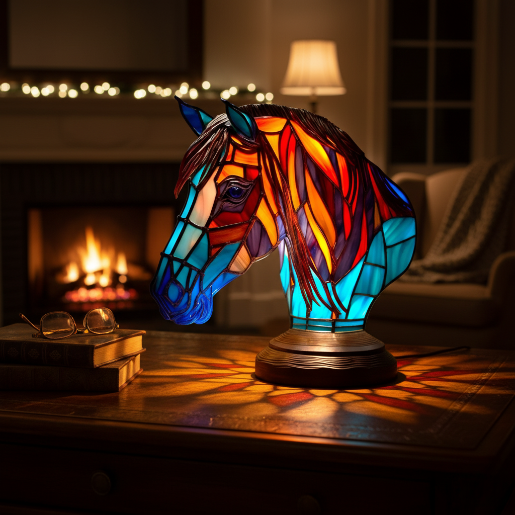 Enchanting Horse Lamp
