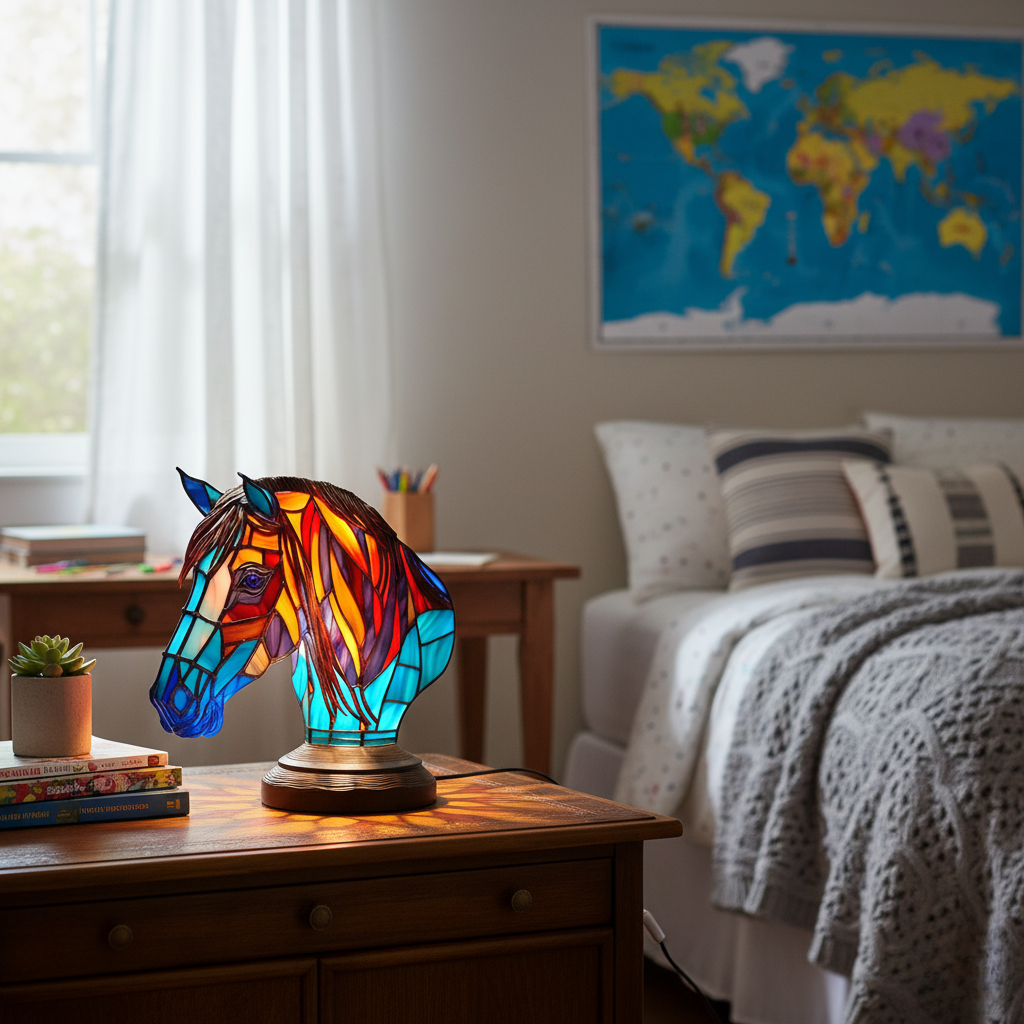 Enchanting Horse Lamp