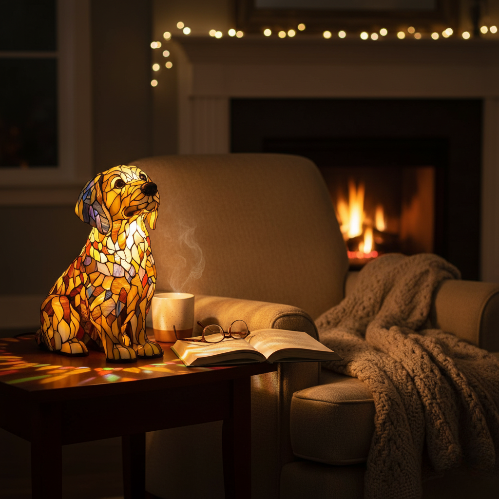 Golden Retriever Buddy – Radiant Lamp