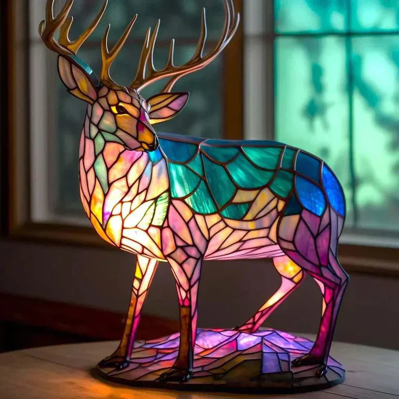 Deer-Motif Lamp
