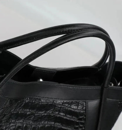 Chloe Croco Medium Genuine Leather Bag