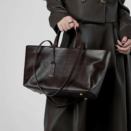 Genuine Leather Tote Bag Joana